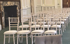 Chiavari chair hire for London weddings