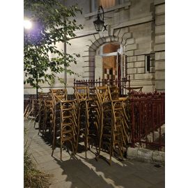 Oak Cross Back Chair Hire