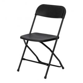 Folding Chair Hire - Black