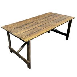 Rustic Farm Table Hire 6ft X 2ft 6in