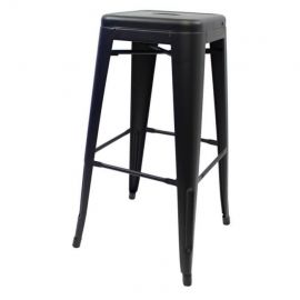 Black Bistro Bar Stool Hire